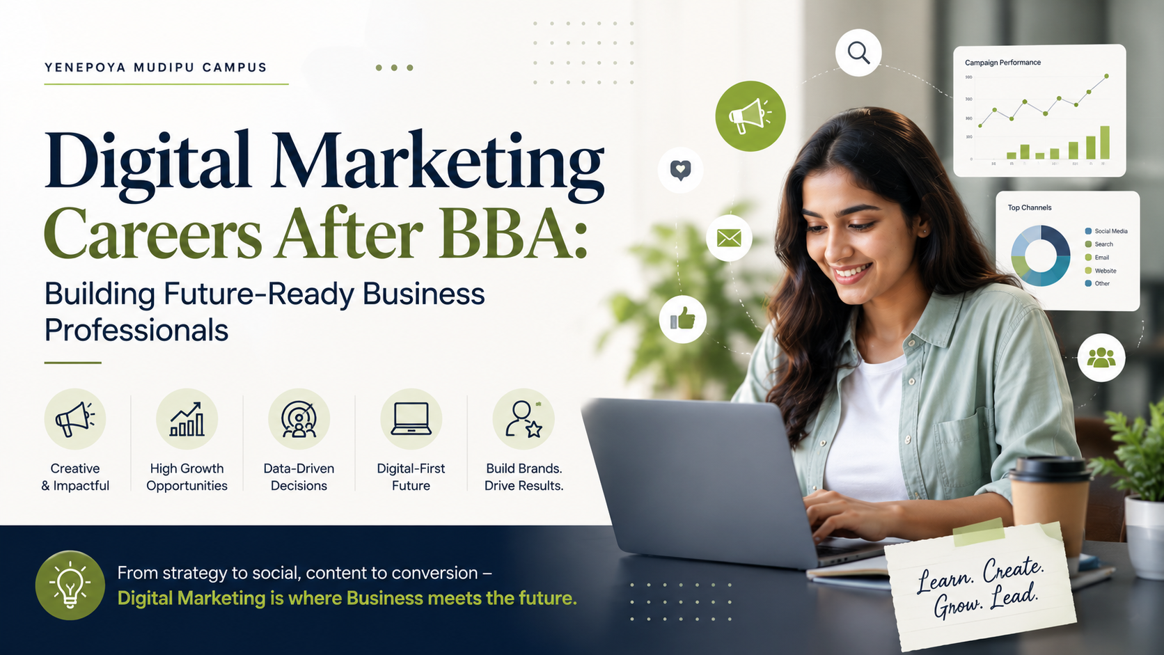 Digital Marketing Careers After BBA: Building Future-Ready Business Professionals