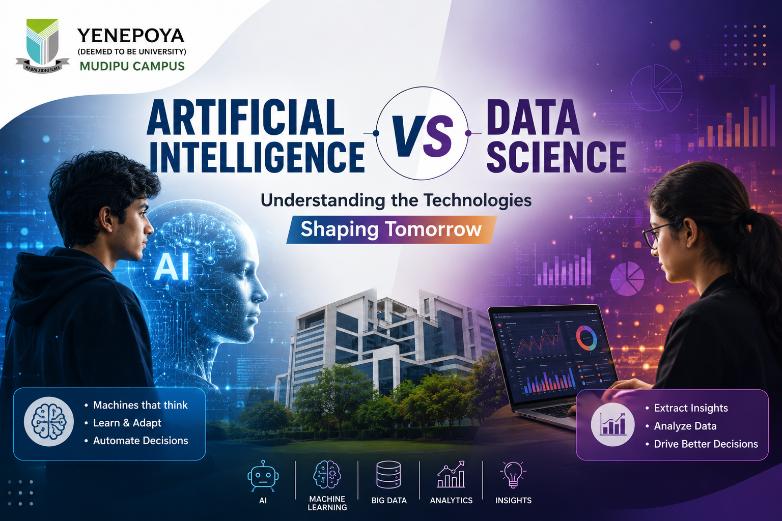 Artificial Intelligence vs Data Science: Understanding the Technologies Shaping Tomorrow